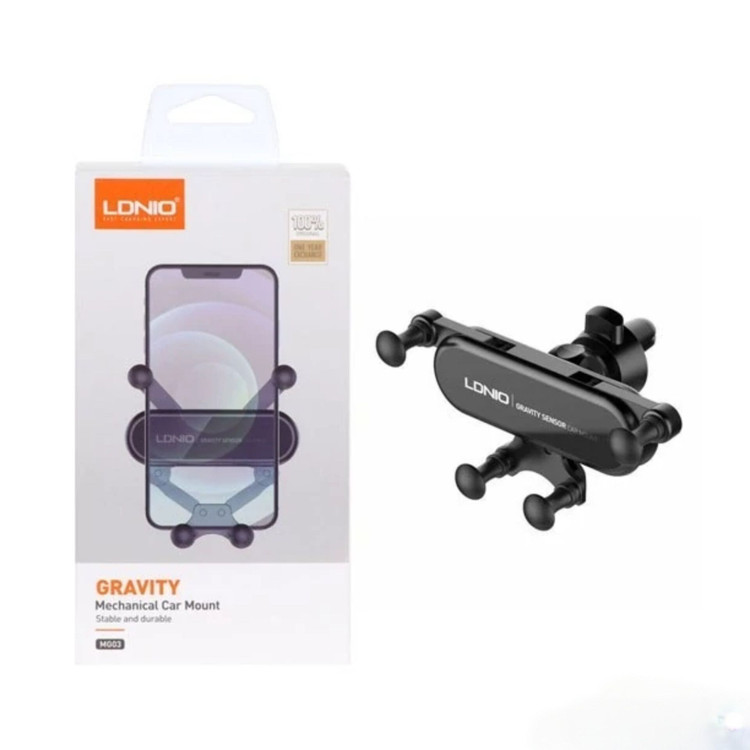 هولدر موبایل خودرو LDNIO MG03 - Gravity Mechanical Car Mount
