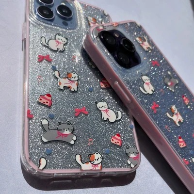 قاب اکلیلی طرح گربه مناسب Iphone 16 pro max