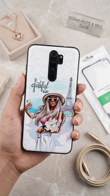 قاب طرح دار Note 8 pro
