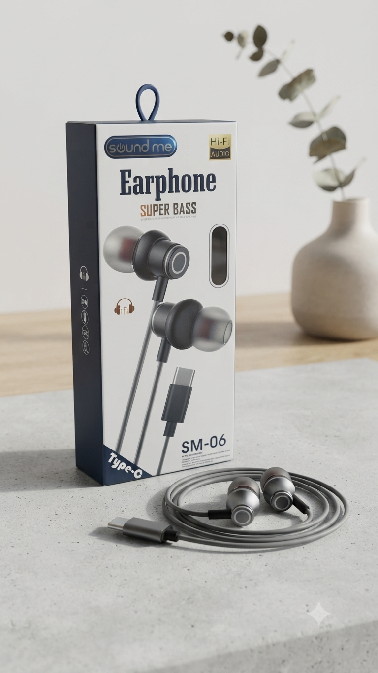 هندزفری تایپ سی Sound me مدل SM-08