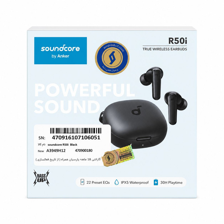 هندزفری بلوتوثی SoundCore مدل R50i اورجینال/18ماه گارانتی