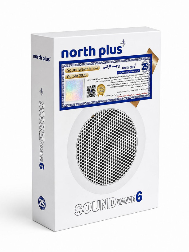 اسپیکر بلوتوثی قابل حمل نورث پلاس مدل soundwave 6